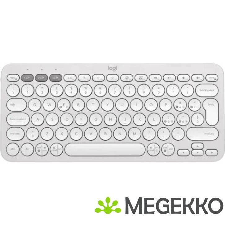 Logitech K380s Pebble Keys 2 toetsenbord Draadloos Wit, Computers en Software, Toetsenborden, Nieuw, Verzenden