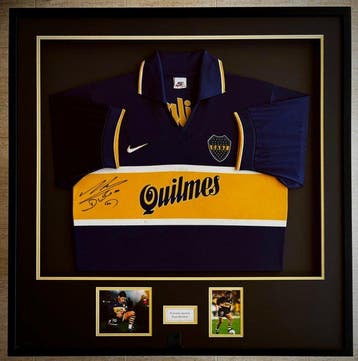 barcelona napoli autografo firma coa jsa certificado boca, Nieuw