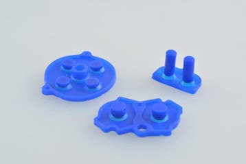 Gameboy Advance Rubber Pads - Blue, Ophalen of Verzenden, Nieuw