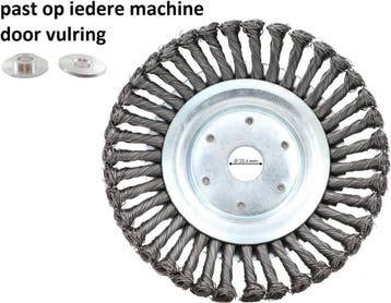 Kibani onkruidborstel 15 cm per 3 (Tuin gereedschap), Ophalen of Verzenden, Nieuw