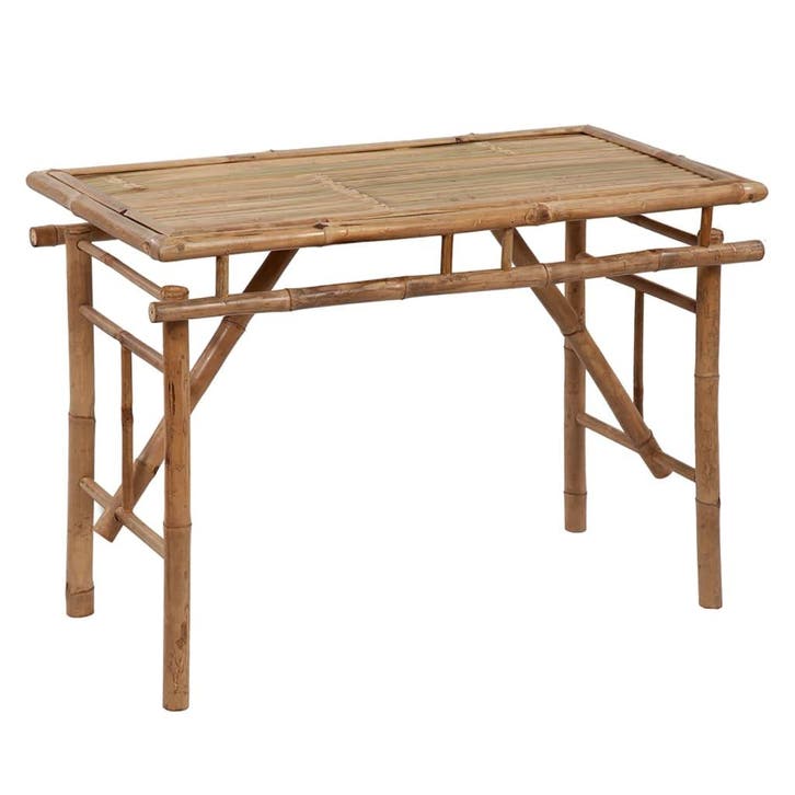 vidaXL Tuintafel inklapbaar 115x50x75 cm bamboe, Tuin en Terras, Tuintafels, Nieuw, Hout, Verzenden