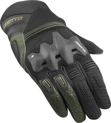 Bogotto Xatran Geperforeerde Zwart Groen Handschoenen, Motoren, Kleding | Motorkleding, Handschoenen, Nieuw met kaartje, Bogotto