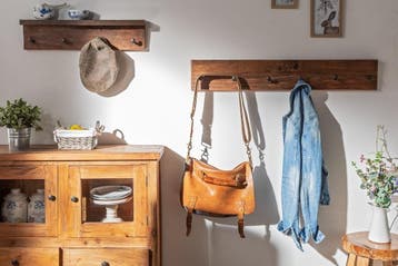 Massieve wandkapstok HEMINGWAY XL 90cm natuurlijk gerecycled, Ophalen of Verzenden, Nieuw