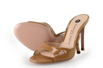 Roberto Festa Sleehakken in maat 36 Cognac, Overige kleuren, Verzenden, Zo goed als nieuw, Schoenen met hoge hakken