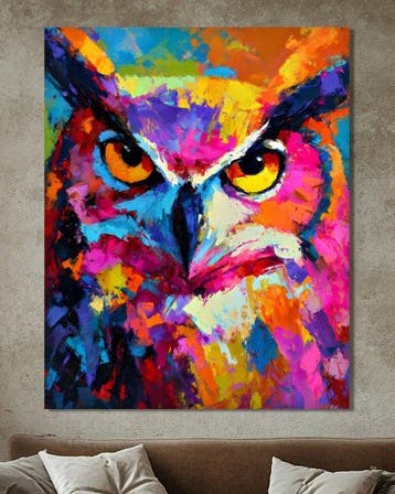 Michael Mey - Vivid Owl - XL, Antiek en Kunst