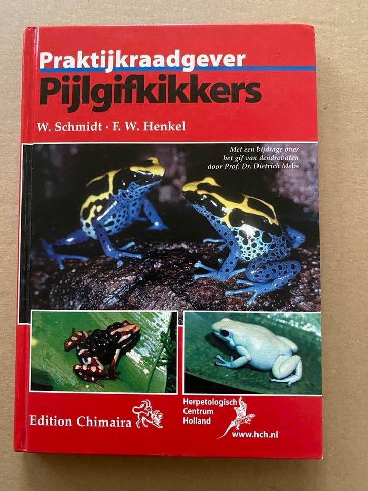 Praktijkraadgever Houden en Kweken Pijlgifkikkers, Boeken, Dieren en Huisdieren, Zo goed als nieuw, Reptielen of Amfibieën, Verzenden
