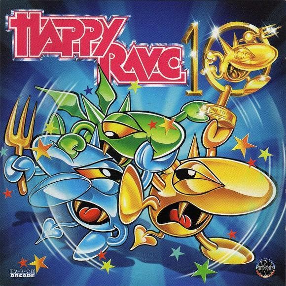 cd Japan persing - Various - Happy Rave 10, Cd's en Dvd's, Cd's | Pop, Zo goed als nieuw, Verzenden
