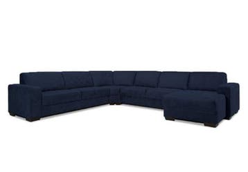 Hoekbankstel Malden - hoekbanken - Blauw, Huis en Inrichting, Banken | Bankstellen, Nieuw, Stof