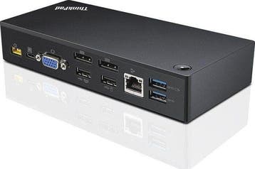 Lenovo docking station thinkpad 40a9 usb-c dock, gebruikt -, Ophalen of Verzenden, Gebruikt, Overige typen