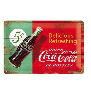 Coca Cola reclamebord relief, Ophalen of Verzenden, Nieuw