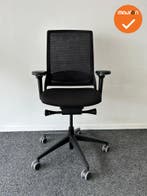 Gispen Zinn  - 4D Armleggers - Zwarte stoffering - Zwart voe, Werkplek, Ophalen of Verzenden, Gebruikt, Stoel