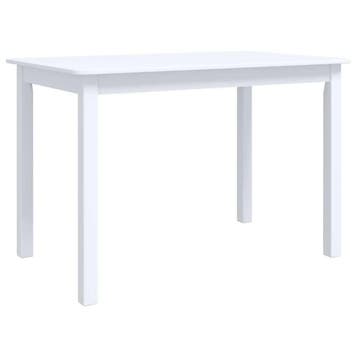 Keukentafel Wit Modern | 114x71cm | Laatste Stuk!, Huis en Inrichting, 100 tot 150 cm, Nieuw, Modern, Vier personen