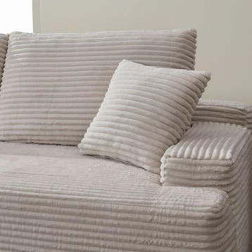 Coredo Bank - Corduroy bekleding - Links - Taupe, Verzenden, Nieuw