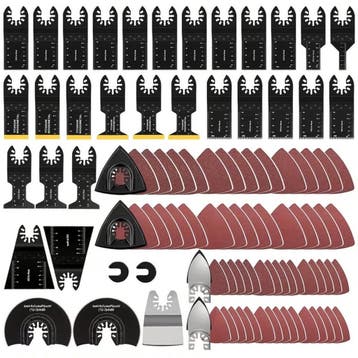 97tlg accessoire set oscillerende multitool zaagjes schuur, Doe-het-zelf en Verbouw, Gereedschap | Schuurmachines, Ophalen of Verzenden