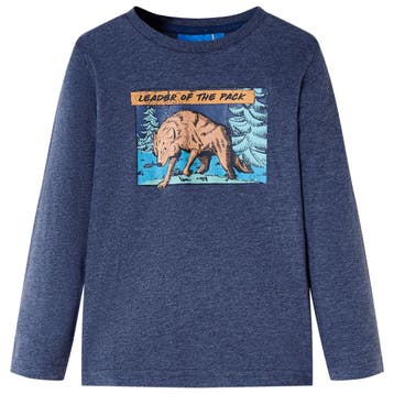 vidaXL Kindershirt met lange mouwen 128 gemêleerd, Verzenden, Nieuw