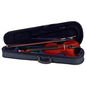 Leonardo LV-1614 viool set 1/4, massief, ebbenhouten, Ophalen of Verzenden, Nieuw