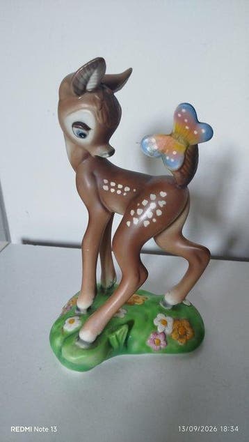 Lenci - Domenico Cogno - Figuur - Bambi - Keramiek