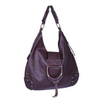 Dolce & Gabbana D-Ring Hobo Tas Bruin Leer, Verzenden, Zo goed als nieuw