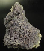 Druivenchalcedoon Kristallen op matrix - Hoogte: 70 mm -