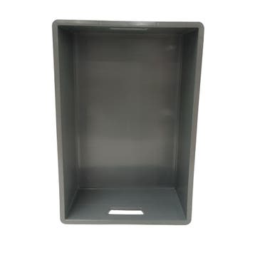 Stapelbak 600x400x170 mm, Euronorm, donkergrijs, PP, nieuw -, 40 tot 60 cm, 50 tot 75 cm, Ophalen of Verzenden, Nieuw