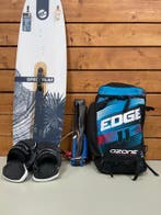 Complete Kitesurf Set 11m: Ozone Edge V10 11m + Board + Bar, Gebruikt, Kitesurf-set, Twintip, 11 m²