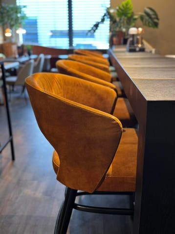 Stijlvolle krukken, Ophalen, Met voetsteun, 60 tot 90 cm, Hout