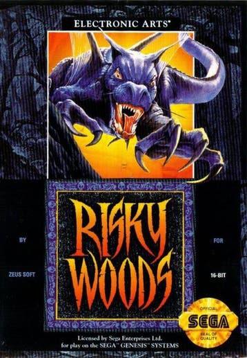 Risky Woods - Sega Genesis - NTSC (Losse Cassette), Spelcomputers en Games, Ophalen of Verzenden, Zo goed als nieuw