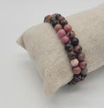 Rhodoniet armband 6mm, Ophalen of Verzenden, Nieuw