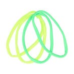 Haarband Sport 1cm - Endless Elastiek - Nylon - Geel Groen -, Nieuw