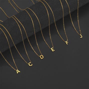 Ketting met Initiaal Letter A-Z - Elegante RVS Hanger Kettin, Verzenden, Nieuw
