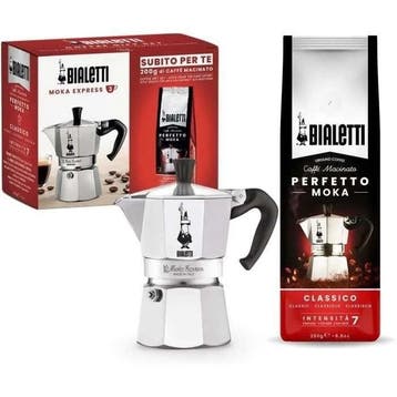 Italiaans koffiezetapparaat + 1 Coffee Perfetto Moka Clas..., Verzenden, Nieuw, Overige typen