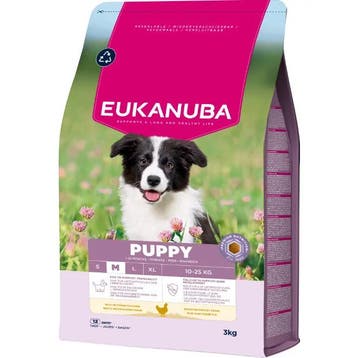 Eukanuba Puppy & Junior Medium Breed Kip 3 kg (Hondenvoer), Verzenden, Hond