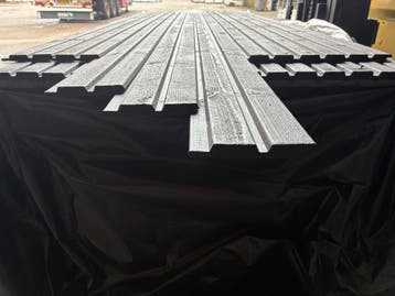 Zwarte rabatdelen-channelsiding-planken–schutting–18x130mm, Minder dan 25 mm, Overige typen, Nieuw, 250 tot 300 cm