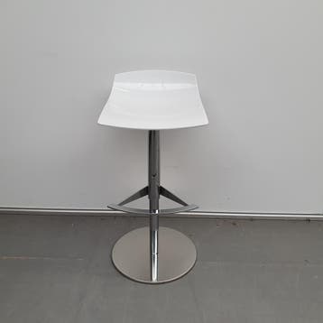 Papatya Xtreme B in hoogte verstelbare design barkruk - witt, Ophalen of Verzenden, Nieuw