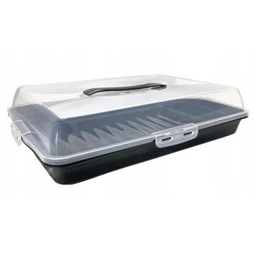 Lock & Fresh Rechthoekige Taartdoos 45 cm – Cake Bewaarbox, Ophalen of Verzenden, Nieuw
