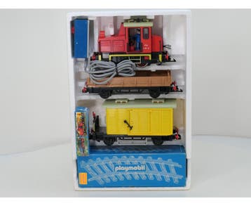 Playmobil 4025 startset (Open (bak), Goederen wagons), Ophalen of Verzenden, Gebruikt, Wisselstroom, Overige typen