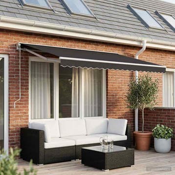 vidaXL Vervangingsdoek voor luifelrok gestreept 600 cm, Tuin en Terras, Verzenden, Nieuw