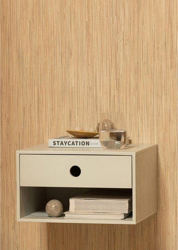 WOOOD Nancy Hangend Nachtkastje - MDF - Mist - 20x34x30, Verzenden, Nieuw