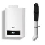 Combi-deal Nefit Trendline II HRC 25 CW4 + Dakdoorvoer, Nieuw