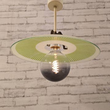 plafondlamp Art Deco jaren 30 265 Refurbished, Ophalen, Zo goed als nieuw, Overige materialen