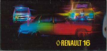 ~1975 Renault 16 Instructieboekje Nederlands, Verzenden