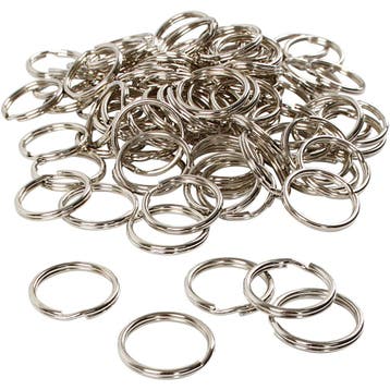 Sleutelhangers, d 25 mm, 100 stuk/ 1 doos, Nieuw