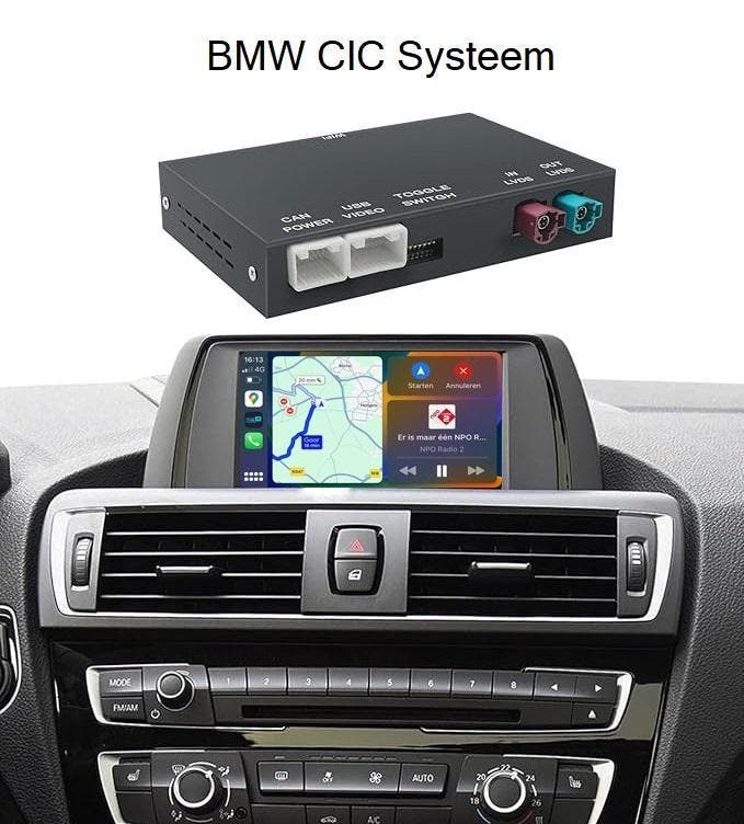 BMW CIC Systeem Apple Carplay en Android Auto Box Module, Auto diversen, Autoradio's, Nieuw, Ophalen of Verzenden