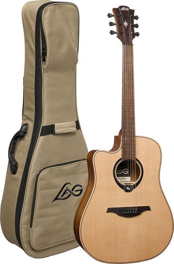 LAG Hyvibe 10 Linkshandig Dreadnought CE, Muziek en Instrumenten, Verzenden, Nieuw