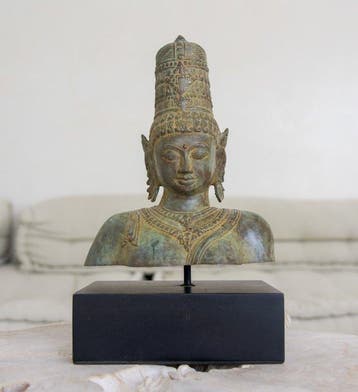 sculptuur, NO RESERVE PRICE - Buddha Sculpture - 28 cm -