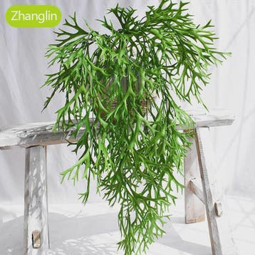 80cm Kunstplant Hanger - Decoratieve Hertshoorn Varen voor W, Huis en Inrichting, Kamerplanten, Verzenden