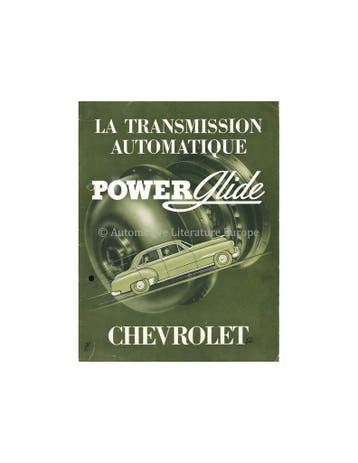 1952 CHEVROLET POWERGLIDE TRANSMISSION BROCHURE FRANS, Nieuw, Chevrolet, Author