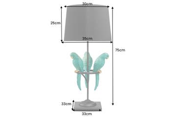 Tafellamp WILDLIFE 75 cm groene papegaaien polyhars - 44356, Ophalen of Verzenden, Nieuw