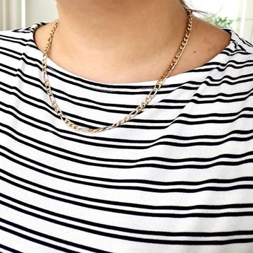 Bicolor gouden fantasie schakelketting; Collinea, Ophalen of Verzenden, Gebruikt, Overige kleuren, Goud