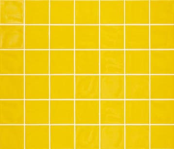 Wandtegel Handvorm Geo Twist Geel Glans 10x10 (Muurtegels), Doe-het-zelf en Verbouw, Tegels, Nieuw, Minder dan 20 cm, 10 m² of meer